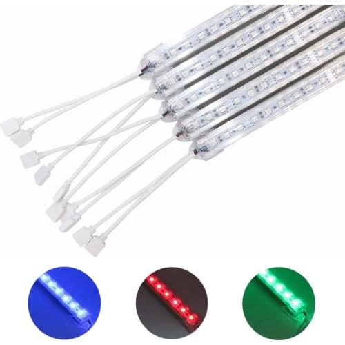 RGB LED Rigid Bar Lights 5050 SMD DC 12V LED with clear PC cover