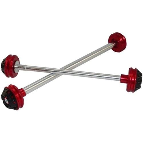 1 Pair Front Rear Motorcycle Wheel Axle Fork Sliders Cap Crash Protector For Yamaha YZF-R1 02-14