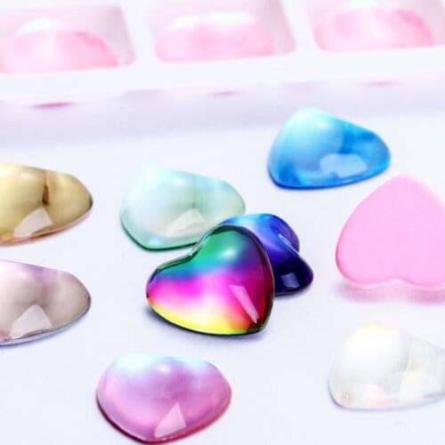 10mm Square Rhinestones Heart Shape Rhinestones Crystals 4mm Flatback Rhinestones Small Glue On Nails Glass strass nail art