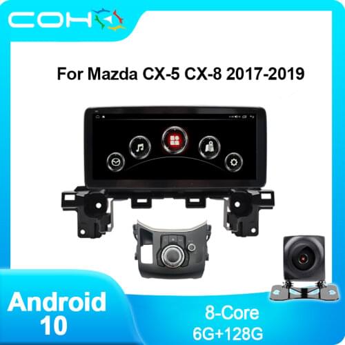 COHO Dual System 1920*720 For Mazda Cx-5 Cx-8 2017-2021 Car Navigation Gps Audio Dvd Radio Android 10 6+128G