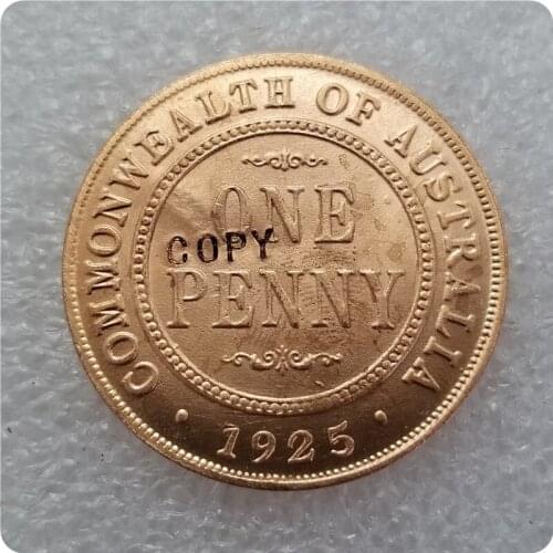 1925 AUSTRALIAN PENNY COPY commemorative coins-replica coins medal coins collectibles