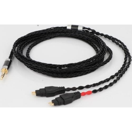 3.5mm Gold Plated Upgraded Headphone Replacement Cable For HD650