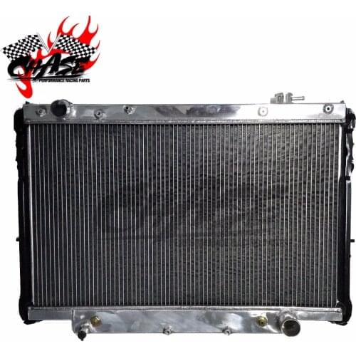 ALUMINUM RADIATOR For TOYOTA LANDCRUISER 4.5L 4500 LC80 FZJ80 AT 48mm 1992-1998 OEM:16400-66050 16400-66081 DPI 1917