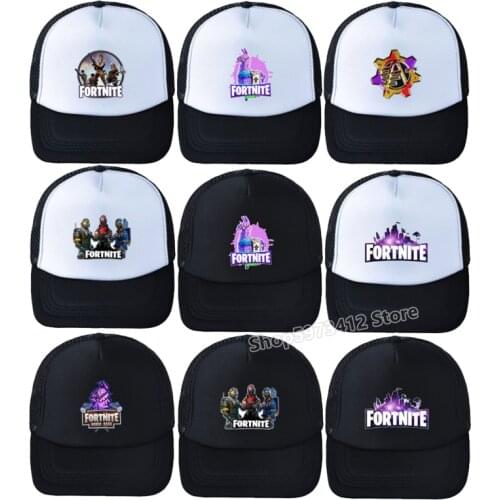 Baseball Hat Fortnites Cartoon Cap Visor Fortress Night Figure Peripheral Adjustable Size Teens Hat Cap Kids Travel Baseball Cap