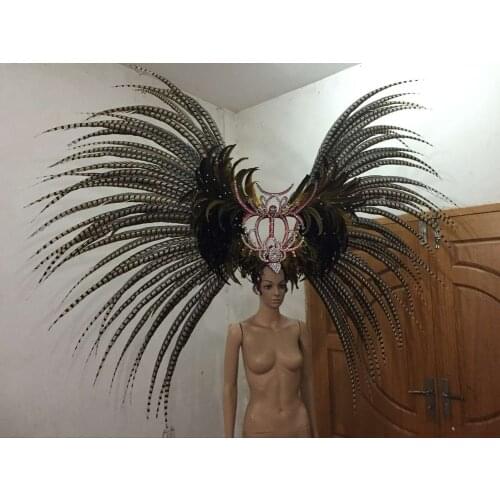 Brazil Rio Spanish Cuba Santiago Havana Venice Dionysia carnival Float Mask dress masque ball costume samba plumage plume Headd