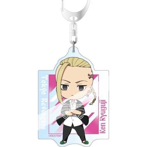Tokyo Revengers Anime Cosplay Keychain Manjiro Ken Takemichi Hinata Atsushi Chibi Kawaii Bag Pendant Fans Collection Props