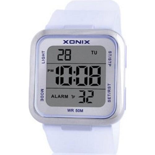 Women Sports Watches Digital Led Light Square Dial Waterproof 50m Swim Watch Girl Dress Outdoor Wristwatch