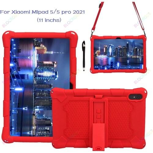 For Xiaomi MiPad 5 Case 11 inch 2021, Tablet Kids Friendly Silicone Shockproof Durable Cover for MiPad 5 Pro 2021 Mi Pad Shell