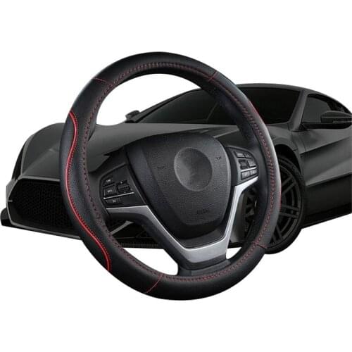 Four Seasons General Motors steering wheel cover non-slip car PU leather steering wheel handle cover interior auto parts