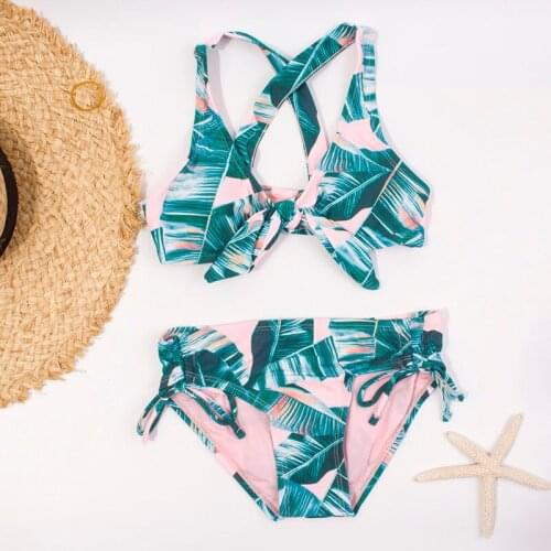 2021 Girl Swimwear Two Pieces Childrens Swimsuit Swim Suits Kids Split Bikini Sets Iquini Infantil Bathing Suit