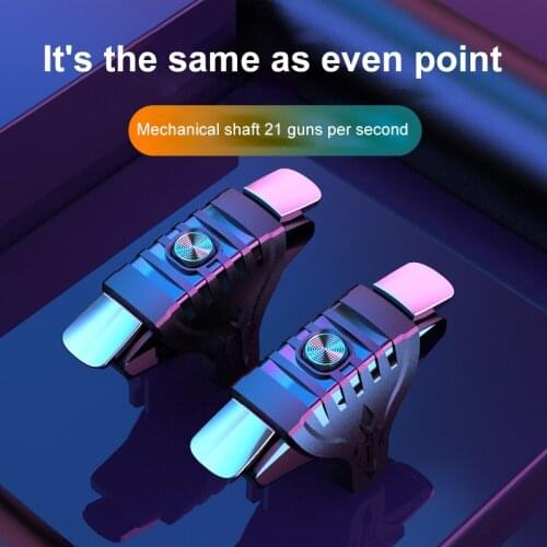 2021 New PUBG Mobile Game Controller Gamepad Trigger Aim Shoot Button L1R1 Shooter Joystick For IPhone Android Phone