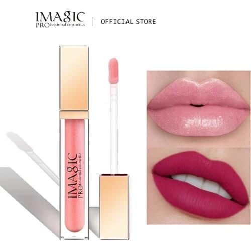 IMAGIC new waterproof and moisturizing lip gloss velvet matte lasting lip gloss ladies cosmetics 20 colors
