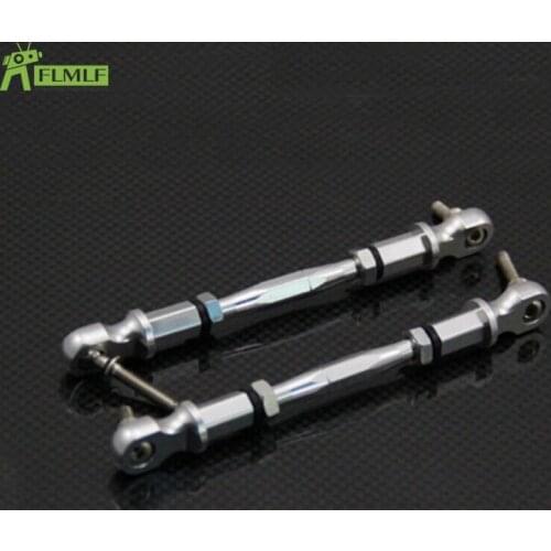 Alloy CNC Steering Link Linkage Pull Rod Set Fit for 1/5 GTB Racing HPI ROFUN BAHA ROVAN KM BAJA 5B 5T 5SC Toys PARTS