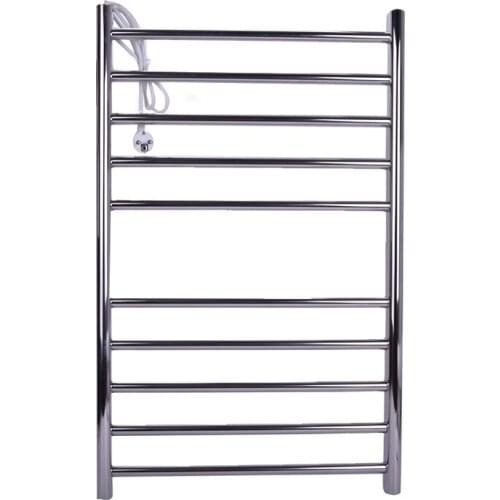 1PC YEK-8018 Heated Towel Rail,Stainless Steel Electric Towel Racks Warmer Heater,voltage110-240V,For the bathroom