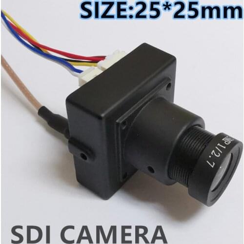 Size 25*25mm 1080P Mini SDI Camera module Starlight 0.0008LUX EX-SDI Broadcast grade medical endoscope 1cm distance detection