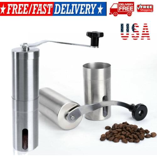 Manual Coffee Grinder Coffee Maker Ceramics Core Stainless Steel Hand Burr Mill Grinder Ceramic Corn Coffee Grinding Machine