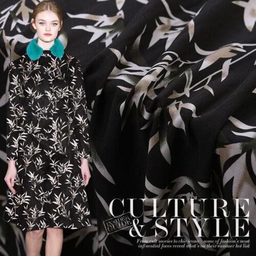 30mm printed spinning silk fabric130cm clothing robe dress silk fabric heavy silk dress fabric material wholesale silk cloth