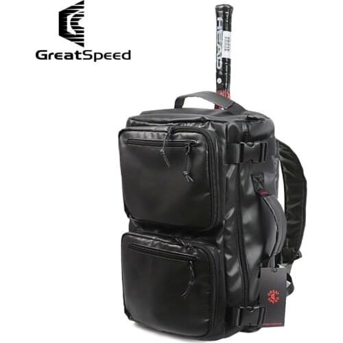 Multifunction 3 Uses GreatSpeed Tennis Bag 800DPVB Waterproof Tennis Squash Racket Backpack Shoulder Bags Shoes Clothing Handbag