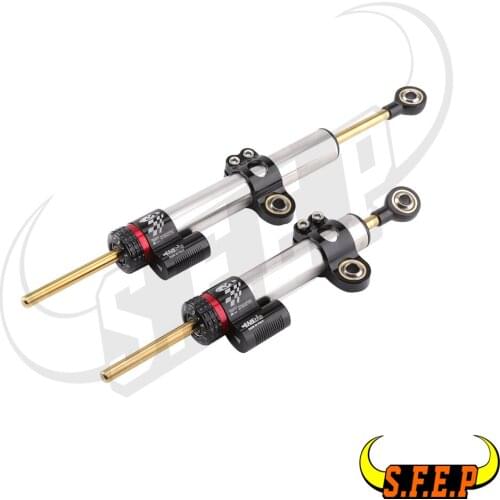 Universal CNC Adjustable Steering Damper Stabilizer Bracket For Kawasaki Ninja 250 Ninja 300 Z250 Z300 ZX6R ZX10R Z750 GTR1400