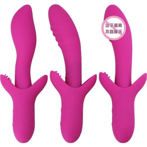 10 Frequency Charging G-spot Vibrating Clitoris Massager Stick Trident AV Rod Stimulator Adult Sex Toys for Women Type Size