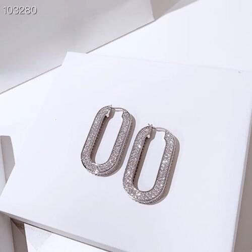 YPAY8 Brand Pure Luxury Brand Jewelry Dubai Gold Wedding party Earrings Glittering AAAA+ Zircon For Women High Quality Noble