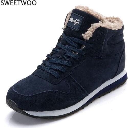 Women Boots Winter Shoes 2020 Plus Size 46 Ankle Boots for Women Shoes Snow Casual Booties Warm Winter Sneakers