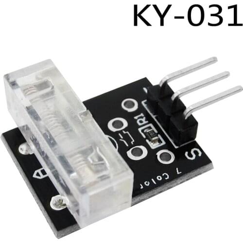 10pcs/lot 3pin KEYES KY-031 Percussion Knocking Knock Sensor Module for Diy Starter Kit KY031