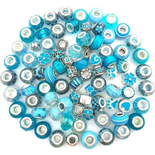 80 Pcs Red Imitation Glass European Large Hole Beads Rhinestone Spacer Pendant Beaded Diy Handicraft Bracelet Making