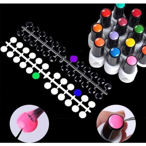 Nails color table nail Polish Design nails ring nail tips Nail Swatches showing shelf