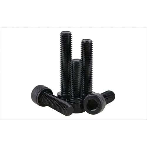 DIN912 12.9 high strength alloy steel cup head hexagonal reverse thread M5 M6 M8 M10 M12 black left tooth bolt anti-tooth screw