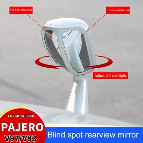 For Mitsubishi Pajero Blind Spot Rearview Mirror V97/V93 Rearview Mirror Modification Pajero Sand Board Mirror Accessories