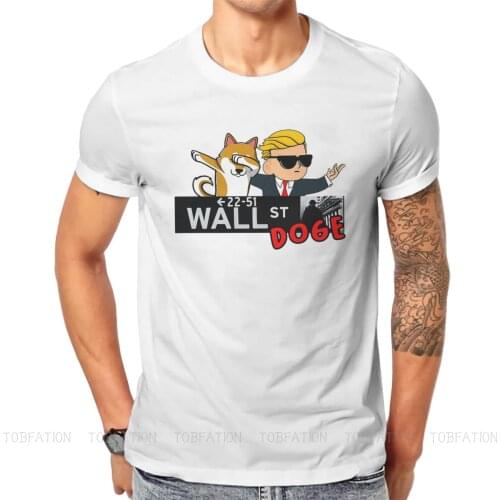 DOGE Fashion TShirts Wallstreetbets WSB The Kid GameStop Stonks Male Graphic Fabric Tops T Shirt Round Neck Oversized