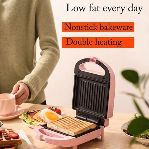 650W Electric Sandwich Maker Breakfast Machine Egg Cake Oven Sandwichera Electric Toster Multifunctional 220V
