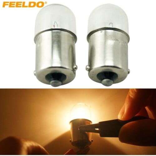 FEELDO Halogen Bulbs P21W (BA15s)
