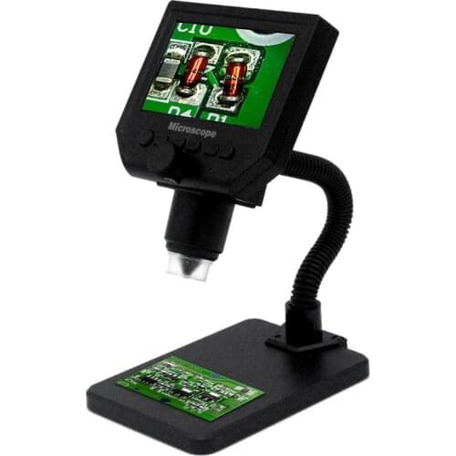 G600+ 600X HD 3.6MP 8 LED Portable LCD Digital Microscope 4.3" Electronic HD Video Microscopes Endoscope Magnifier Camera