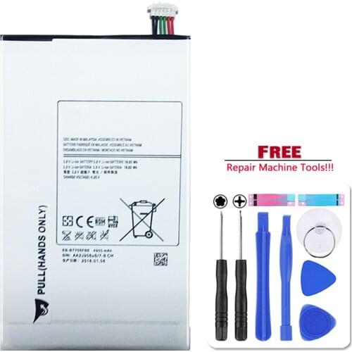 KiKiss Tablet Battery For Samsung Galaxy Tab Pro/S 8.4/Nexus 10 GT-P8110 P8110 SM T325 T320 T700 T705 Bateria T4800E EB-BT705FBE