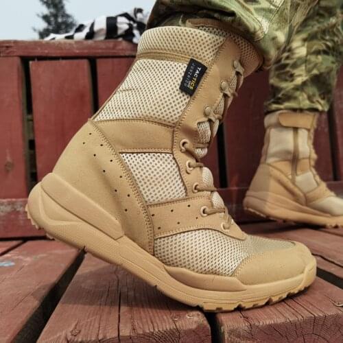 2021 Summer Breathable Mens Combat Combat Desert Combat Ultra Light Breathable Desert Boots