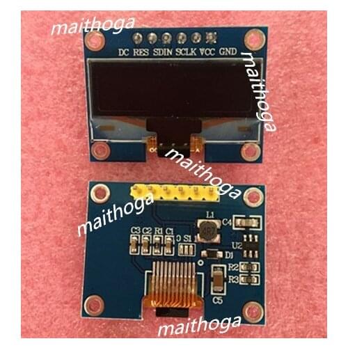 Maithoga 1.04 inch 6P SPI White OLED Screen Module SSD1305 Drive IC 128*32 IIC Interface