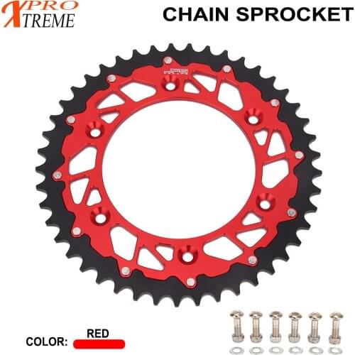 Motorcycle Chain Rear Sprocket 42T 44T 45T 46T 47T 48T 49T 50T 51T 52T For HONDA CR125R CR125 CRF150F CRF230M CRF230F CRF230L