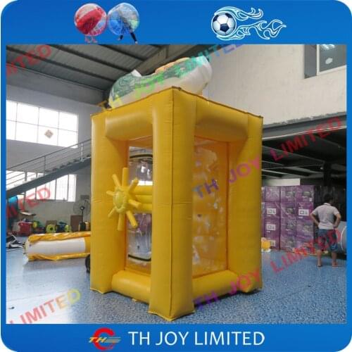 With shipping!promotion Inflatable Cash Machine Cash Cube money booth money grabber for sale