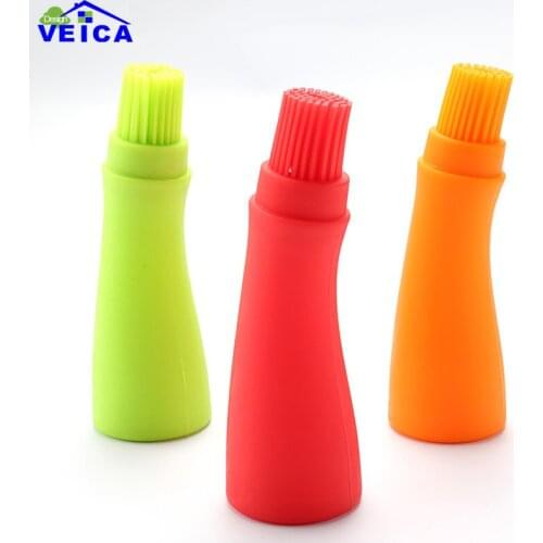 2020 New DIY Silicone Baking Brushs Liquid Oil Pen Cake Butter Bread Pastry Brush Baking Tool BBQ Utensil Safety Basting Brush