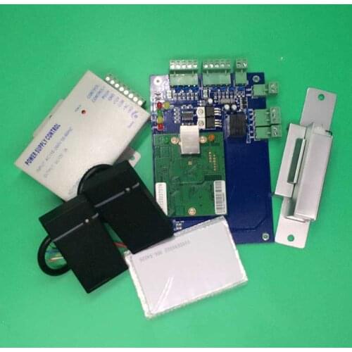 Wiegand One Door Exit Access Control Board Panel for TCP/IP Security System Rfid Slave Reader Fail Secure Strike Lock