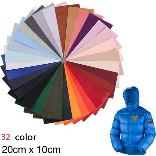 32 colors Repair Down Clothing Self-adhesive Patches Cloth Sticker Decoration Available Free Cut DIY Umbrel Tent Appliqued