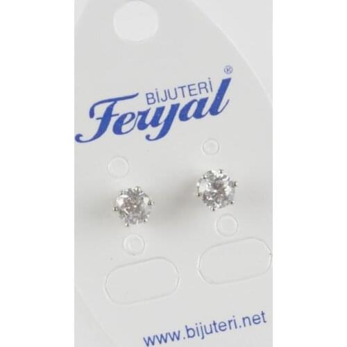 Zircon Engagement Earrings
