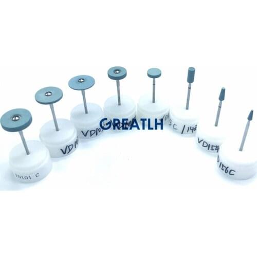 Dental Lab Diamond Material Ceramic Grinding Grinder zirconia full ceramic crowns polisher quick polishing 2.35mm VD101C-VD156C