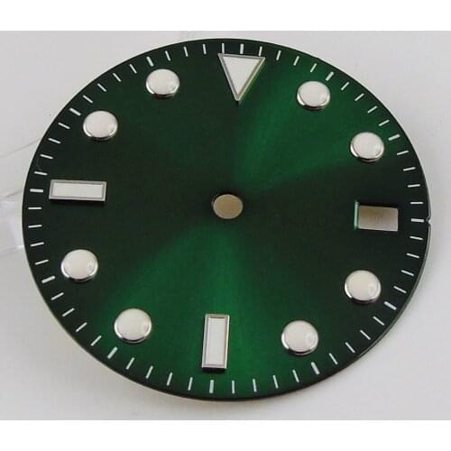 28.5mm Watch Dial Date Window Luminous fit NH35 NH35A movement