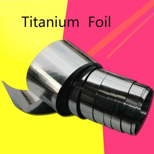 TA2 Titanium Strip Ti Foil Thin Sheet Industry Corrosion Resistance Medical Titanium Aerospace Machining 0.1-0.5mm DIY Material