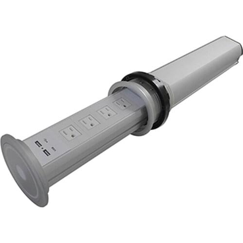 2019 Intelligent Electric Pop Up Outlet for Kitchen Worktops/Desktop White (Material PC)