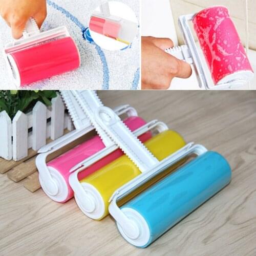 1pcs Cleaner Remover Pet Rubber Brush Home Accessory Sticking Brush Hair Picker Cleaning Reusable Roller Catcher Clothes Lint