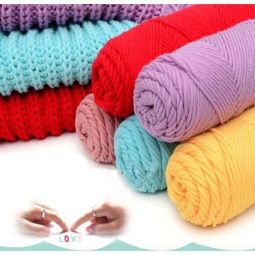 100g/lot Yarn for Knitting Wool Yarn Crochet Yarn Blanket Sweater Scarf Milk Cotton Yarn for Hand Kitting DIY Sewing Tools Lanas